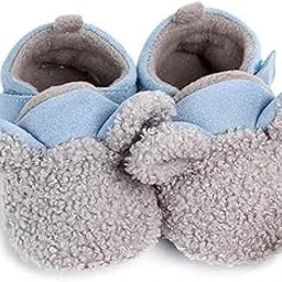enakshi (label) Baby Soft Sole Shoes Sneakers Winter Warm Boots Trainer 6-9Months Grey|Clothing Shoes & Accessories | Baby & Toddler Clothing | Baby Shoes-picture-11