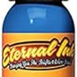 Eternal Ink Permanent Tattoo Ink 1oz (Sky Blue) image 1