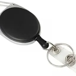 THE STYLE SUTRA 3xRetractable Keyring Elastic Multifunctional Durable for Backpack Purpse Bags Black-picture-12