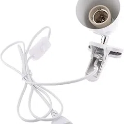SNAPPSY® Bell Mouth Reptile Heat Light UVB Bulb Lamp Holder E27 EU Plug White-picture-13