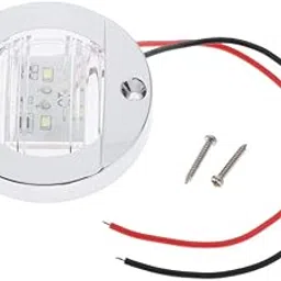 ATORSE Marine Boat LED Stern Lights Lamps 12V 3 Inch Transom Mount White-picture-55