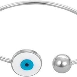 el regalo Stainless Steel Openable Evil Eye Bracelet for Women & Teen Girls – Adjustable Bangle with Blue Evil Eye Charm – Anti Tarnish, Waterproof Fashion Jewelry for Everyday-picture-17