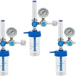 Lyla 3 Pcs Gas Oxygen Flowmeter Pressure Regulator with Gauge Accessories 0-25MPa-picture-10