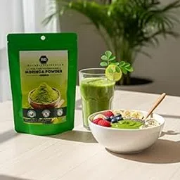 Organic Moringa Leaf Powder, Nutrient-Rich Superfood, Natural Energy and Antioxidant Support-picture-12