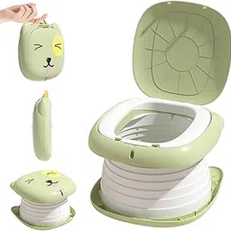 Toriox Portable Potty, for Toddler Travel Foldable Potty Training Toilet, Kids Boys&Girls Training Toilet Seatfor Car Camping Indoor Outdoor Bathroom for Boys Girls Baby Kids Children-image-18