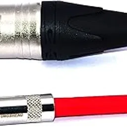 M. A. Enterprises PVC Rubber 3.5mm Stereo Plug to XLR Female Microphone Guitar Amplifier Cable (3m, Multicolour)-picture-22