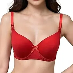 shopyidol Women's Ribbon Flower Sexy Seamless Brassiere Wire Free Bralette Comfortable Padded Bra Design-picture-10