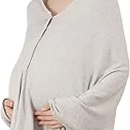 nurtur Womens Maternity Blanket, Cream White, Regular, Cream White, Regular-picture-38