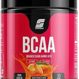Sparkfusion BCAA Pure-Amino -250 gm (30 Servings) With Complete Ratio of 2:1:1 for Recovery & Performance Boost,Energy Powder (Smash Orange)-picture-28