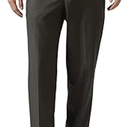 van heusen Men's Regular Work Utility Pants (VHTFFCFB455708_Brown-picture-11