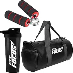 cool indians New Combo 700 ml Gym Shaker Bottle with Gym Duffle Bag with Shoe Compartment and Hand Gripper Duffel Bag for Fitness Shoulder Gym Bags for Men & Women Hand Gripper for Gym | Protein Shaker (Red)-picture-18