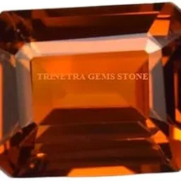 TRINETRA GEMS STONE 7.50 Ratti Natural Attractive Hessonite Gemstone From Srilanka Earthmine Unheated Gomed Stone 7 Carat Original Certified By Lab हेसोनाइट गोमेद रत्न For Men And Women-image-37