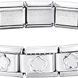 indusoire Italian Charm Bracelet,Bracelet for Girls Stylis,Fashionable Handmade Jewelry withClassic Star Pattern Suitable for Wedding Gift Giving, and Most Entertainment Occasions-picture-20