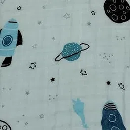 6-Layer Muslin Baby Burp Towel - Spaced Out_Design (27x50 CM) | (Pack of 2)_Duplicate1-image-90