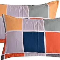 VIVEA RESERVE Ultra Soft Glace Cotton Standard Size Pillow Covers Set of 2 Piece || Pillow Cases 2 Piece (18" x 28" inches, MultiBox)-picture-13