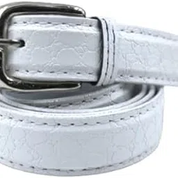 niddleman 1024/ Trendy Unisex Artificial Leather Belt, Boys Belt for Casual or Formal Classic Designs for Work & Business Casual (White)-picture-12