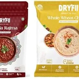 Dryfii Ready-to-Eat Combo – Masala Rajma & Chapati | 5 Masala Paratha in 1 Pack| Instant Veg Meal | Heat & Eat | Travel-Friendly & No Preservatives| Pack of 2-image-6