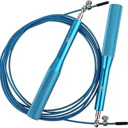 Burnlab Metallic Handle Skipping Rope (Blue)-picture-35