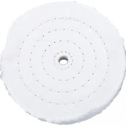 4xBuffing Wheel White Cloth Polishing Pad for Bench Grinder Wood Table Grinder 6inch 50 Layer | (4 Pack) 1 Polishing Wheel-picture-13