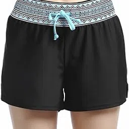 dusishidan Printed Board Shorts for Women with Back Pockets-picture-19
