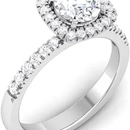 avsar jewellery 14k (585) White Gold Ring for Women-picture-18