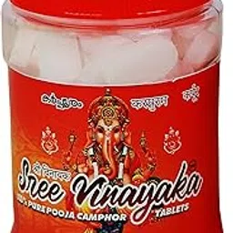 Sree Vinayaka 100% Pure Pooja Camphor Tablets 100gm-image-1