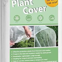 AKIT Plant Covers Freeze Protection 10 ft x 30 ft Floating Row Cover 1.2 oz/yd² Thick Plant Blankets Frost Cloth for Winter Cold Weather, Outdoor Garden Fabric Shade for Summer Sun Pest Protection-picture-41