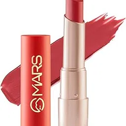 MARS Creamy Matte Long Lasting Lipstick for Women | Creamy Lipstick | Single Swipe Application | Smooth & Light Weight (3.2 gm) (03-Jazz It Up) image 1