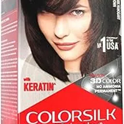 Revlon ColorSilk Permanent Hair Color For Women, Salon Perfect Hair Colour at Home with 100% Grey Coverage | Pro-Keratin & No Ammonia | Up to 8 Weeks of Colour | Shade - Mahogany Brown 3RB (Pack of 1)-picture-25