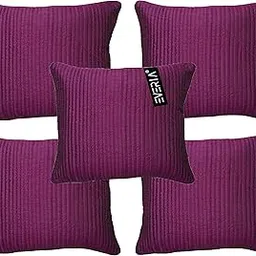 EVERIA® Dupion Silk Quilting Cushion Cover 200 TC (Purple, 16x16 inches (40x40 cms))-picture-25