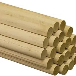 Rarehaunt Hardwood Round Wooden Dowels Stick Rods Sanded Smooth, Kiln Dried, Natural Wood, Unfinished for Macrame, Wall Hanging, Art & Craft Projects, DIY & More (12 Inch -L/Dia 14 mm)-image-20