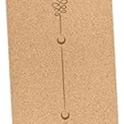 THE STYLE SUTRA® Cork Yoga Mat Skipping Mat Jump Rope Mat Fitness Mat for Stretching Hot Yoga Style E-picture-36