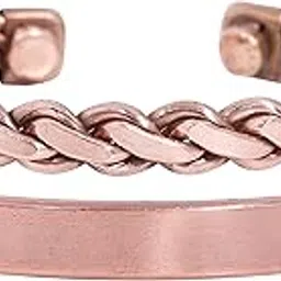 crocon Exclusive Tibetan Copper Adjustable Bangle Bracelets for women and men Indian pattern Yoga Jewelry Spiritual Meditation Ideal Gift for him & her-picture-11