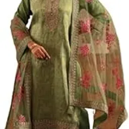 libas art Women's Silk Blend Kurta Set-picture-24