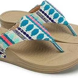 carlton london women's Patterned Thong Comfort Sandals-picture-15