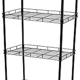 Primelife 4 Shelf Heavy Duty Height Adjustable Foldable Multipurpose Home Storage Organizer Wire Shelving Rack Shelves Size : 60cm 36 cm 120 cm-picture-10