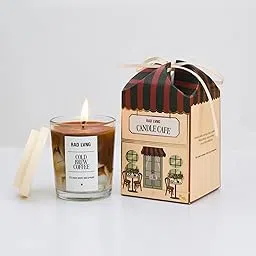 Rad Living Cold Brew Coffee - Petite | 100g Soy Wax Candles |14hr+ Burn|Hand-Poured|Scented Candle| Coffee/Lactonic/Cinnamon/Gourmand |Ideal Aroma Candles|Perfect for Festivals, Gifting & Home Decor-image-17