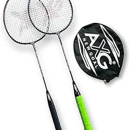 AXG Scratch Resistant A-2000 Classic Strung Badminton Racquet (Pack of: 2, 100 g) (Multicolor)-picture-34