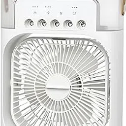 Drumstone ( Special 10+6 Years Warranty ) USB Portable Air Cooler | 3-in-1 Mini Air Conditioner Fan | Personal Cooling Fan Humidifier for Home & Office - WHITE_Multicolor-image-51