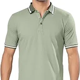london hills Men's Solid Cotton Rich Polo T Shirt || Men's Solid Regular Fit Polo || Mens Polo t Shirt || Polo t Shirt for Man || Solid Polo t Shirts for Men-picture-38