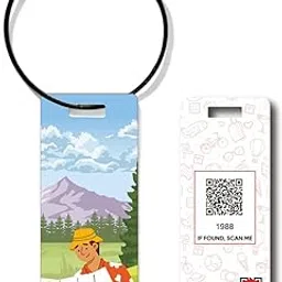 seqr Smart QR Code Travel Bag Tag ? Lost & Found Custom Name for Luggage, Backpack, Stroller & Vacation Use ? Waterproof Metal Tag with Wire Cable ? Scan & Contact Smart Travel Accessory-picture-53