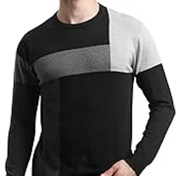 turtle Men’s Multicolor Knitted Dobby Pullover||Stylish Winter Sweater for Men||Regular Fit, Soft Cotton-Blend, Warm & Trendy Structured Knit Jumper-picture-18