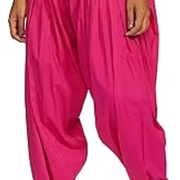 Women's Cotton Plain Patiala Salwar || Cotton Patiala Salwar (Pants) for Women's Premium Cotton Readymade Salwar (Free Size)-image-35