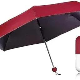 sakar Folding Compact Pocket Umbrella with Lovely Capsule Case | Portable & Lightweight Umbrella For Kids & Adults | Travel Umbrella for Man & Women-picture-24