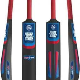 Lata Toys Powerstroke Turf Bat for Kids & Adults Cricket Set – 1 Bat & 1 Ball | Lightweight Plastic Cricket Toy for Boys & Girls | Fun Outdoor Sports Game for Garden, Park & Beach Play Junior Black-picture-10