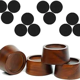 Lakdibaaz | Wooden Furniture Risers Bed Riser Table Base Fridge & Cupboard Stand Machines & Almirah Rack Risers 2 inch-image-15