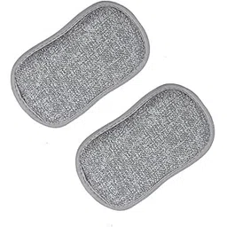 HENIJ Durable Heavy Duty Premium Anti-Bacterial Sponge Non-Scratch Double-Sided Cleaning Scouring Sponge for Kitchen Effortless Cleaning of Dishes, Pots and Pans All at Once (Pack of 2)-image-60