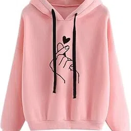 Women Cotton Printed Hooded Hoodies-image-37
