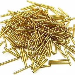 Long Tube Bugle Beads Jewelry Making Findings DIY Gold | Art Craft Kit | Home & Kitchen|Craft Materials|Beading & Jewellery-Making|Beading Kits |Beads-picture-33