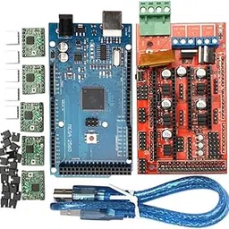 UniQMart 3D Printer RAMPS 1.4 Board+Mega 2560 R3 +A4988 Driver+ USB Cable+Jumper Cap-picture-39
